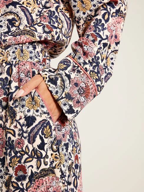 Navy Floral Pyjama Set - Image 6