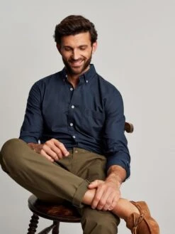 Oxford Navy Blue Classic Fit Shirt