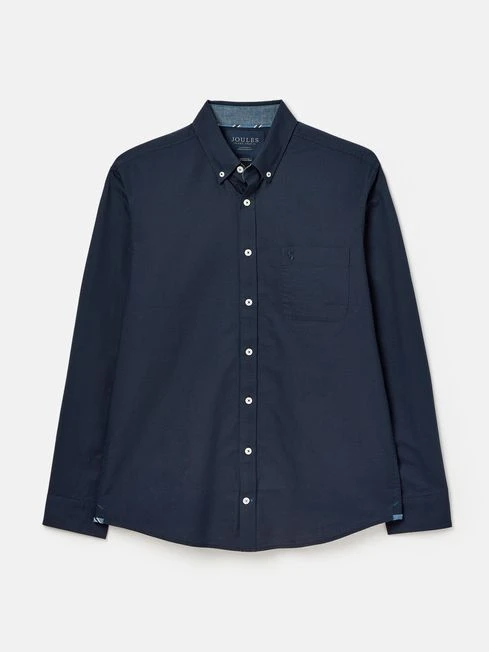 Oxford Navy Blue Classic Fit Shirt - Image 7