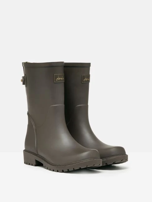 Brown Mid Height Wellies - Image 2