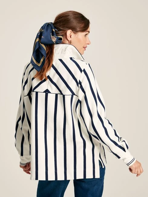 Cream/Navy Pullover Sweat - Image 2