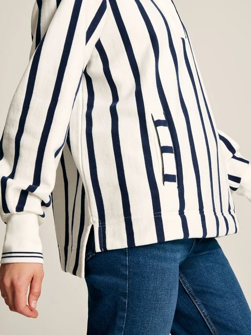 Cream/Navy Pullover Sweat - Image 5