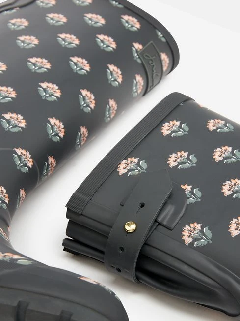 Grey Printed Wellies - Image 5