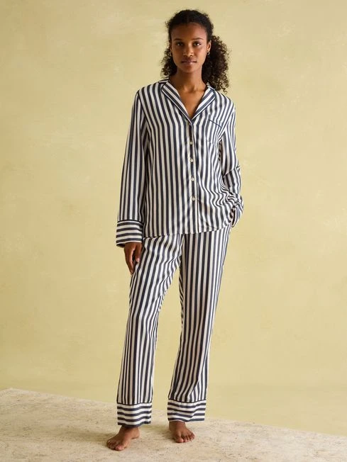 Navy Stripe Pyjama Set - Image 3