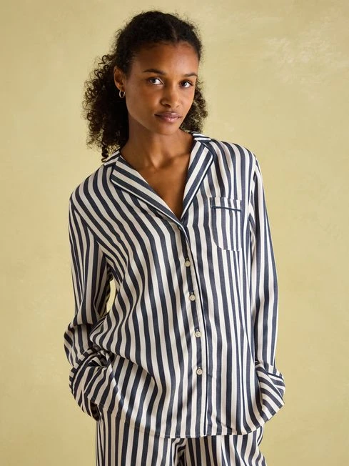 Navy Stripe Pyjama Set - Image 7