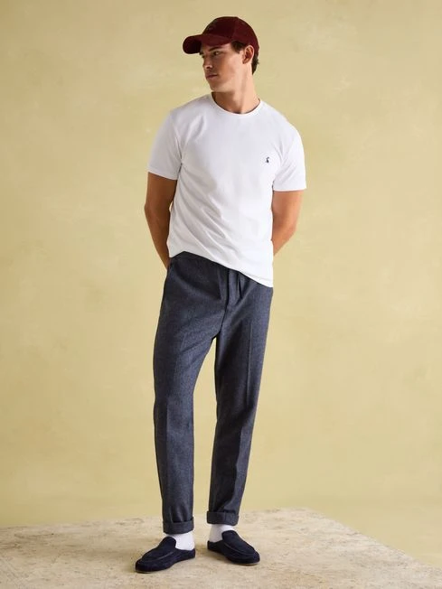 White Plain Jersey T-Shirt - Image 3