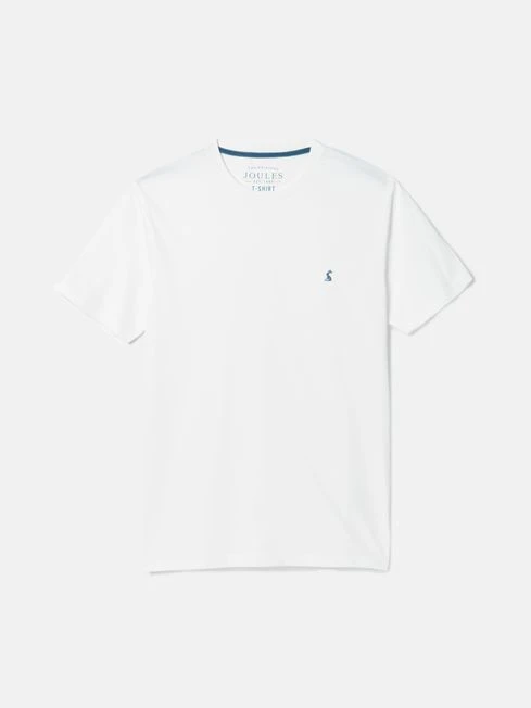 White Plain Jersey T-Shirt - Image 6