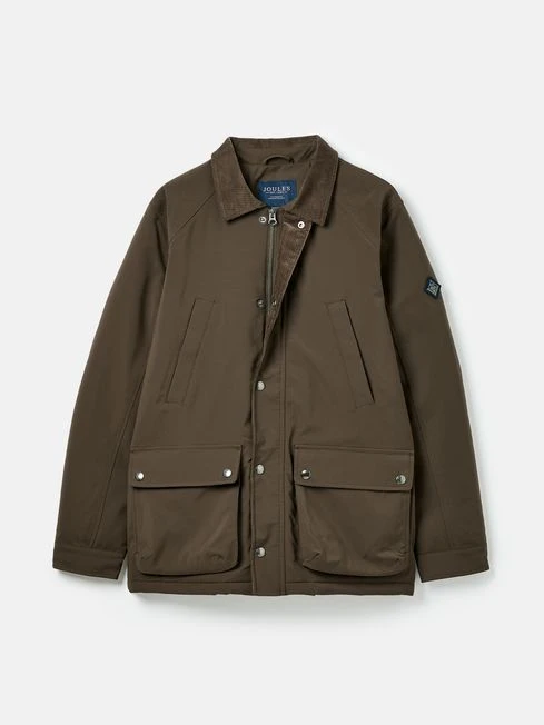 Brown Multi-pocket Waterproof With Padded Lining Coat - Image 10