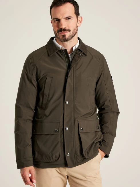 Brown Multi-pocket Waterproof With Padded Lining Coat - Image 3