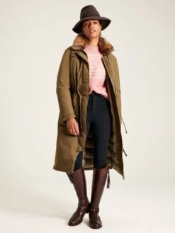 Tan Brown Waterproof Padded Jacket