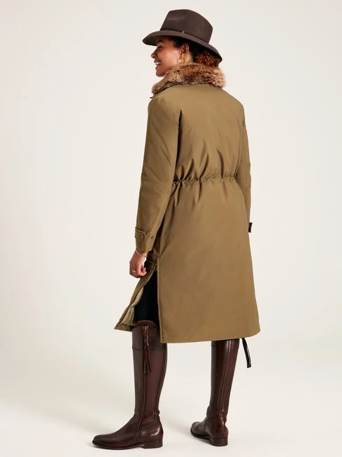 Tan Brown Waterproof Padded Jacket - Image 2