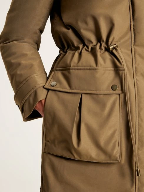 Tan Brown Waterproof Padded Jacket - Image 7