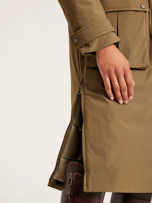 Tan Brown Waterproof Padded Jacket - Image 9