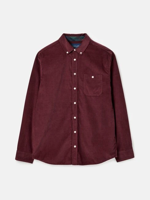 Miller Wine Classic Fit Cord Shirt - Image 6