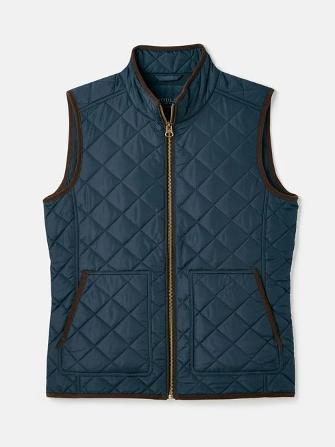 Blue Quilted Gilet - Image 7