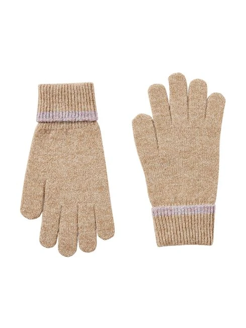 Oat Knitted Gloves - Image 5