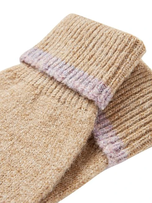 Oat Knitted Gloves - Image 6