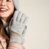 Grey Knitted Gloves