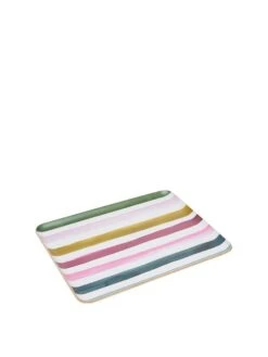 Blue Willwood Multicoloured Striped Tray