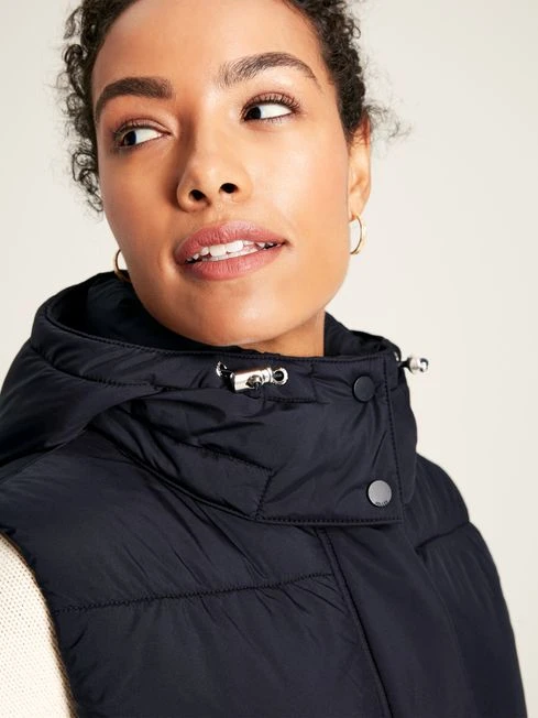 Navy Showerproof Padded Gilet - Image 6