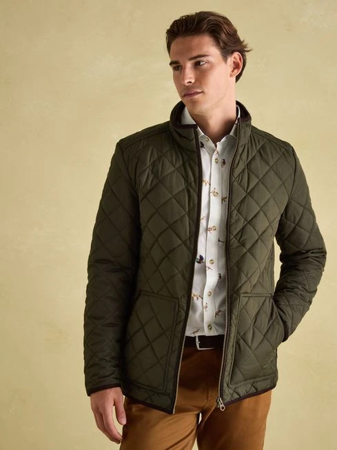 Green Maynard Quilted Coat - Image 3