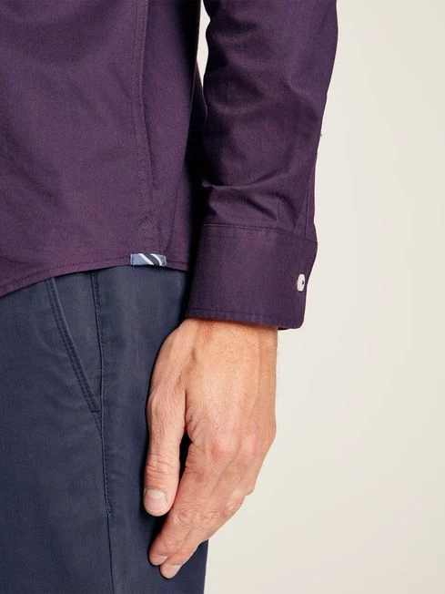 Oxford Purple Classic Fit Shirt - Image 2