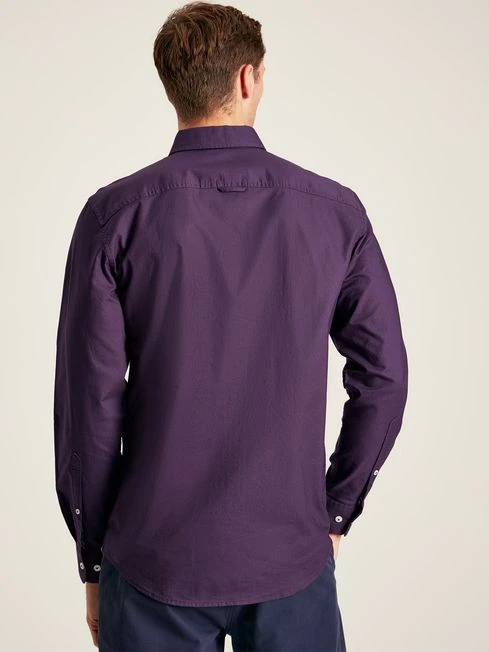 Oxford Purple Classic Fit Shirt - Image 5