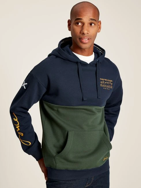 Navy Blue Unisex Hooded Sweatshirt
