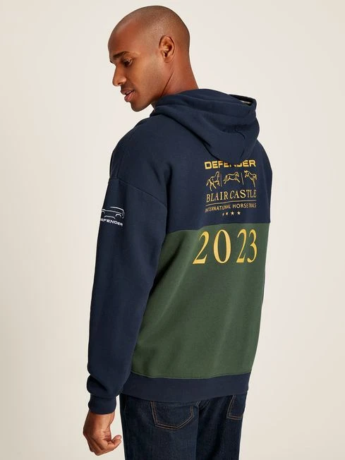 Navy Blue Unisex Hooded Sweatshirt - Image 2