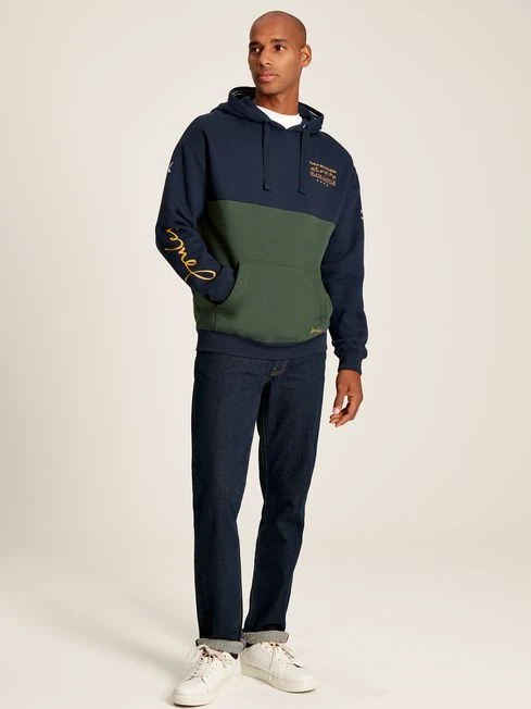 Navy Blue Unisex Hooded Sweatshirt - Image 3