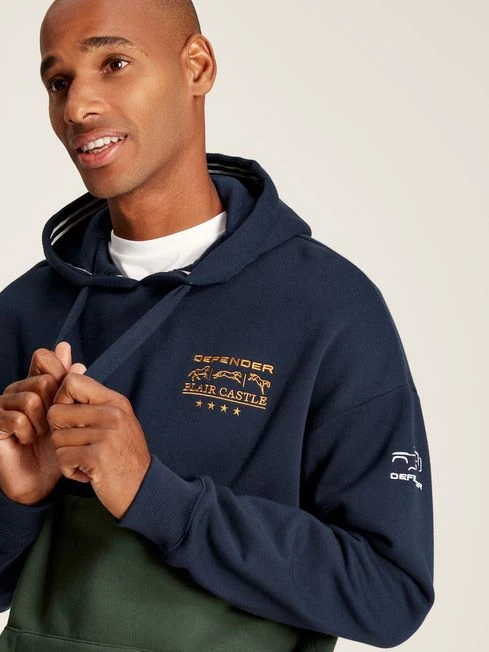 Navy Blue Unisex Hooded Sweatshirt - Image 4