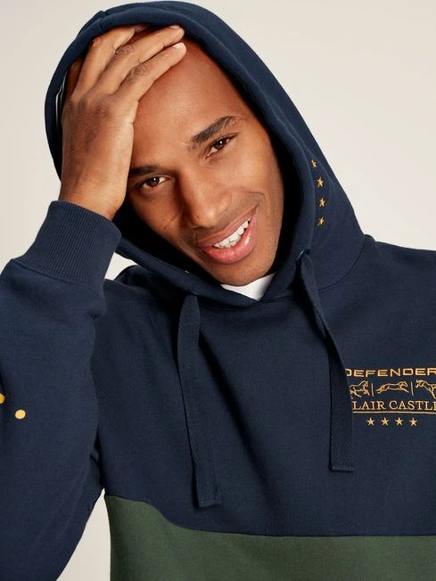 Navy Blue Unisex Hooded Sweatshirt - Image 5