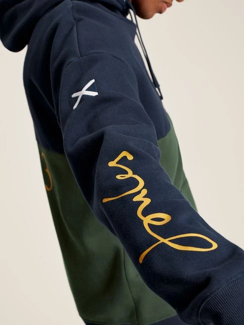 Navy Blue Unisex Hooded Sweatshirt - Image 6