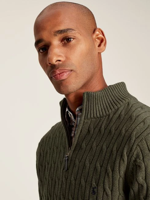 Green Quarter Zip Jumper - Image 6