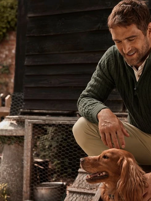 Green Quarter Zip Jumper - Image 7