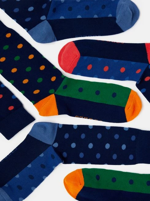 Spot Striking Cotton Socks 3 Pack - Image 2