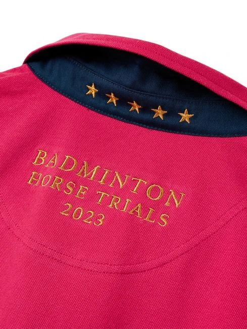 Red Official Badminton Horse Trials Polo Shirt - Image 5