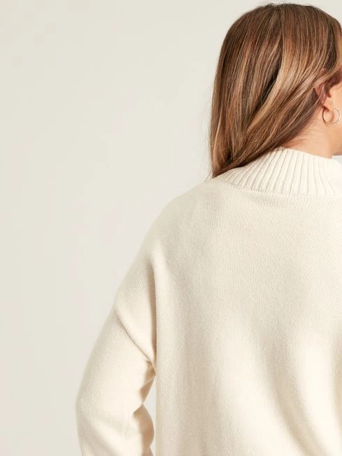 Cream Intarsia Ski Jumper - Image 2