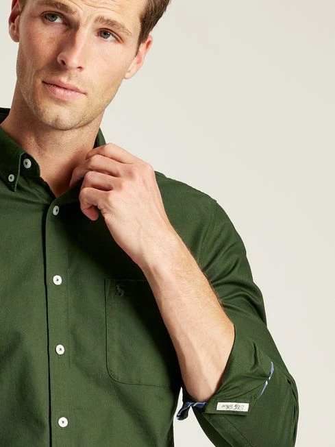 Oxford Green Classic Fit Shirt - Image 3