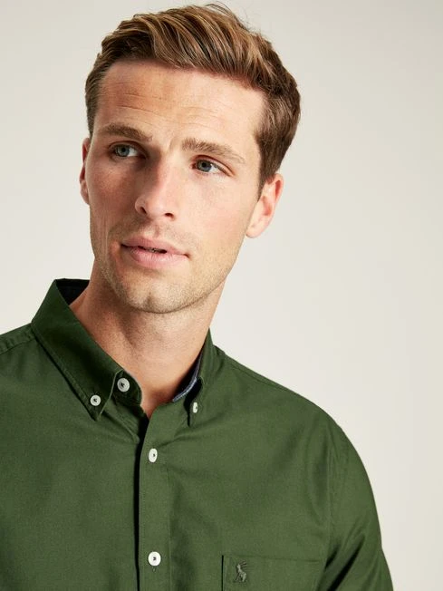 Oxford Green Classic Fit Shirt - Image 6
