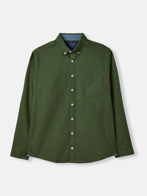 Oxford Green Classic Fit Shirt - Image 7
