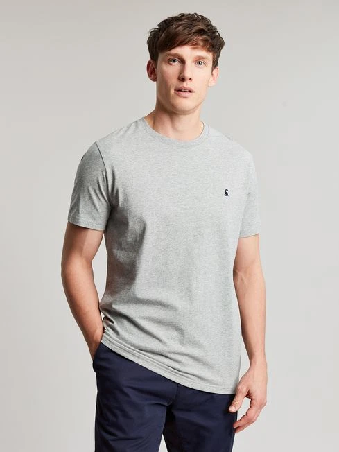 Grey Plain Jersey T-Shirt