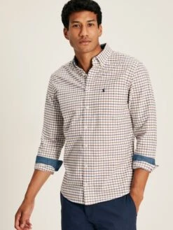 Blue/Brown Classic Fit Shirt