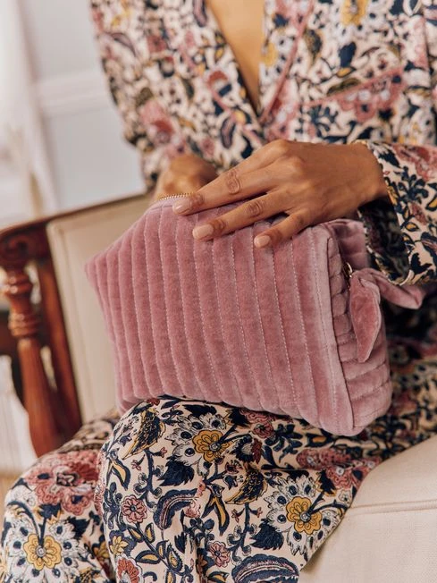 Rose Pink Cosmetic Bag
