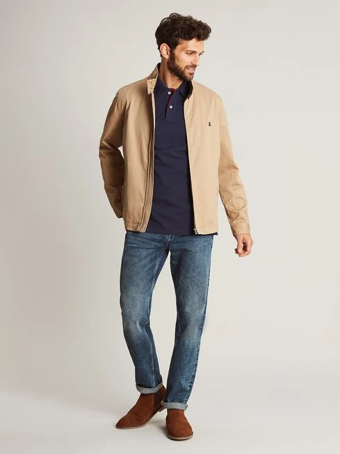 Joules Harrington Cotton Brown Jacket - Image 3