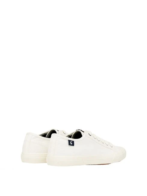 White Sustainable Coast Pump Lace-up Trainers - Image 2