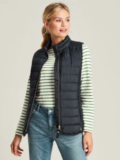 Navy Blue Showerproof Padded Gilet