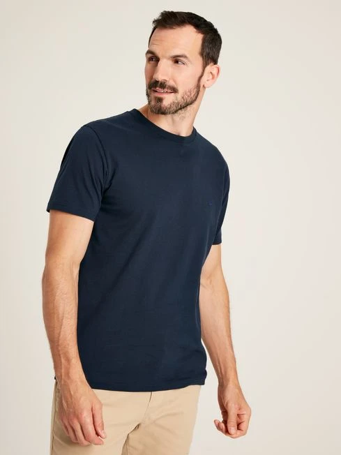 Navy Blue Plain Jersey T-Shirt