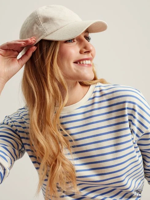 Blue Drop Shoulder Long Sleeve Top - Image 4