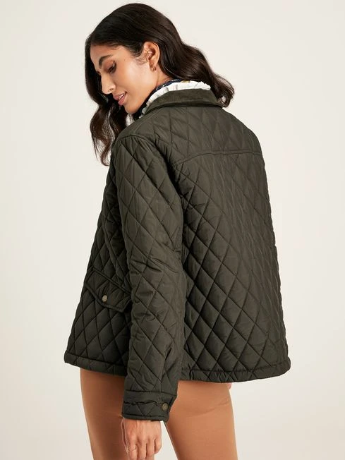 Green Showerproof Quilted Jacket - Image 2